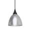 Besa Lighting Divi Cord Pendant, Silver Foil, Bronze Finish, 1x50W Halogen 1XT-1758SF-BR - alternate 1